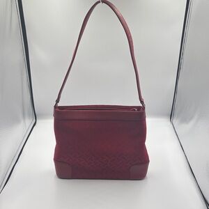 Talbots Deep Red Shoulder‎ Bag